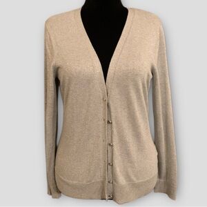 Womens Silver Long Sleeved Sweater